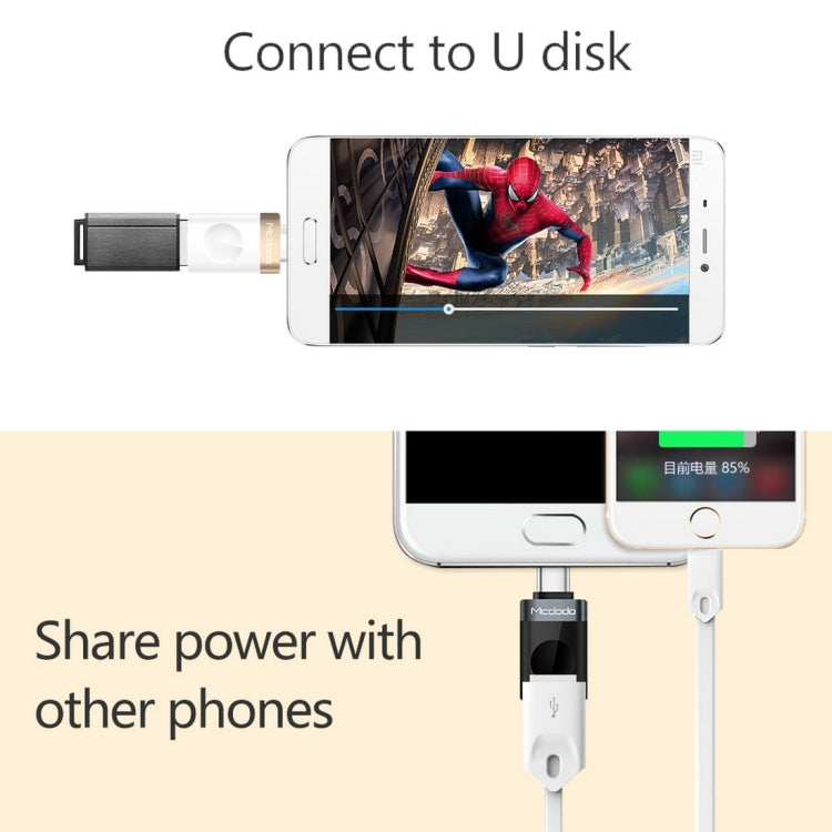 Bộ chuyển đổi sạc truyền dữ liệu OTG Mcdodo OT-1942 USB-C / Type-C sang USB 3.0 AF