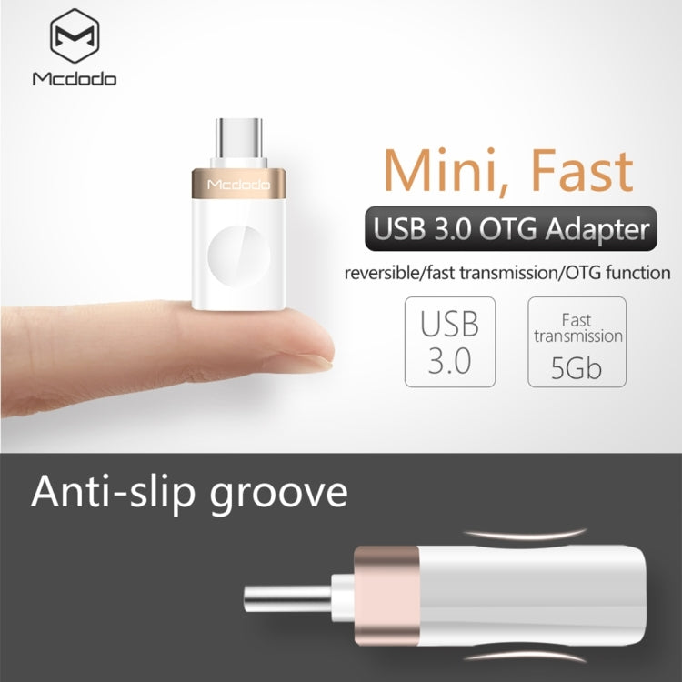 Bộ chuyển đổi sạc truyền dữ liệu OTG Mcdodo OT-1942 USB-C / Type-C sang USB 3.0 AF