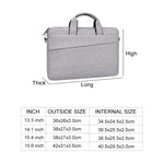 Túi Đựng Laptop Máy Tính Bảng 15.4 inch ST03S Vải Oxford Mềm Có Tay Cầm Đeo Hai Bên, Màu Đen 15.4 inch, Hồng 15.4 inch, Xám 15.4 inch, Xám Không Gian Sâu 15.4 inch, Xanh Navy 15.4 inch