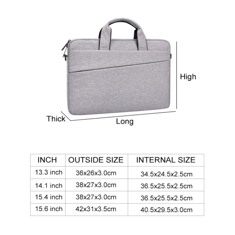 Túi Đựng Laptop Máy Tính Bảng 15.4 inch ST03S Vải Oxford Mềm Có Tay Cầm Đeo Hai Bên, Màu Đen 15.4 inch, Hồng 15.4 inch, Xám 15.4 inch, Xám Không Gian Sâu 15.4 inch, Xanh Navy 15.4 inch