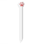 Ốp bảo vệ silicone hình hoạt hình dễ thương cho Apple Pencil 2 (Móng vuốt mèo màu hồng), dành cho Apple Pencil 2