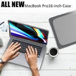 Ốp bảo vệ laptop PC + TPU hai màu cho MacBook Pro 16 inch A2141 (2019)