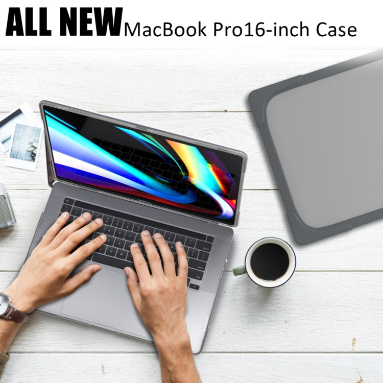 Ốp bảo vệ laptop PC + TPU hai màu cho MacBook Pro 16 inch A2141 (2019)