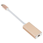 Bộ chuyển đổi USB-C / Type-C 3.1 đực sang Mini DP cái HD, chiều dài: 12cm, màu bạc, vàng