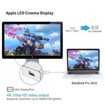 Bộ chuyển đổi USB-C / Type-C 3.1 đực sang Mini DP cái HD, chiều dài: 12cm, màu bạc, vàng