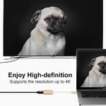 Bộ chuyển đổi USB-C / Type-C 3.1 đực sang Mini DP cái HD, chiều dài: 12cm, màu bạc, vàng