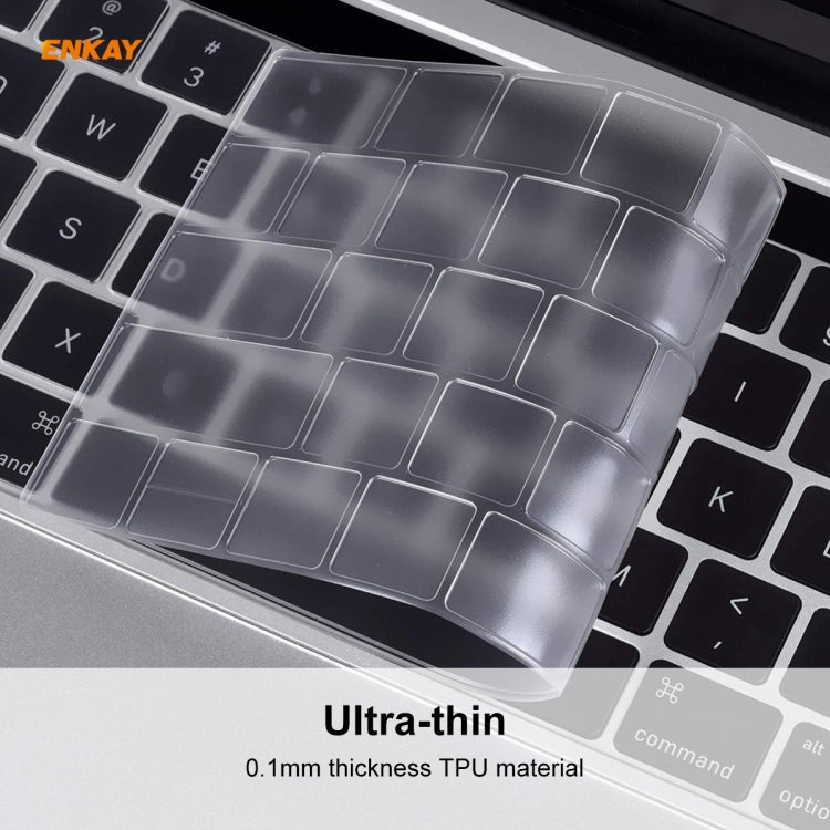 Bọc bảo vệ bàn phím TPU ENKAY cho MacBook Pro 13.3 inch A1706 / A1989 / A2159 & Pro 15.4 inch A1707 / A1990 (có Touch Bar), Phiên bản US