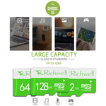 Thẻ nhớ Micro SD (TF) Richwell 32GB lớp 10 tốc độ cao, 32GB