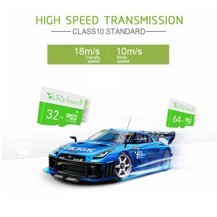 Thẻ nhớ Micro SD (TF) Richwell 32GB lớp 10 tốc độ cao, 32GB