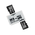 Bộ chuyển đổi CR-5400 khe đôi Micro SDHC (TF) sang MS PRO Duo, Tổng dung lượng hỗ trợ: 64GB, CR-5400