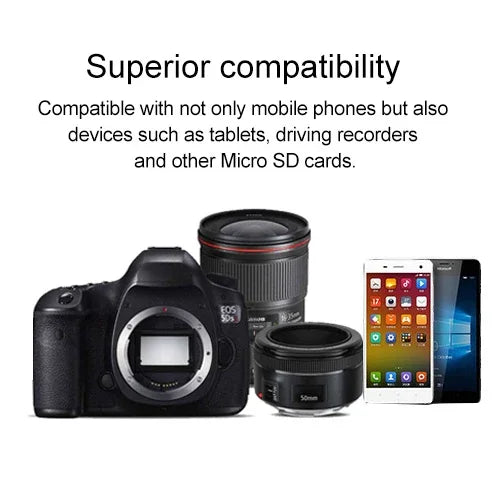 Thẻ nhớ TF (Micro SD) đen tốc độ cao lớp 10 8GB, 8GB