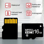 Thẻ nhớ TF (Micro SD) đen tốc độ cao lớp 10 16GB, 16GB