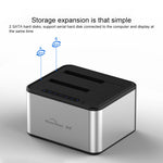 Dock Ổ Cứng Sao Chép Ngoại Tuyến Blueendless SATA USB 3.0 2 Khay 2.5 / 3.5 inch