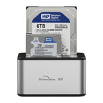 Dock Ổ Cứng Sao Chép Ngoại Tuyến Blueendless SATA USB 3.0 2 Khay 2.5 / 3.5 inch
