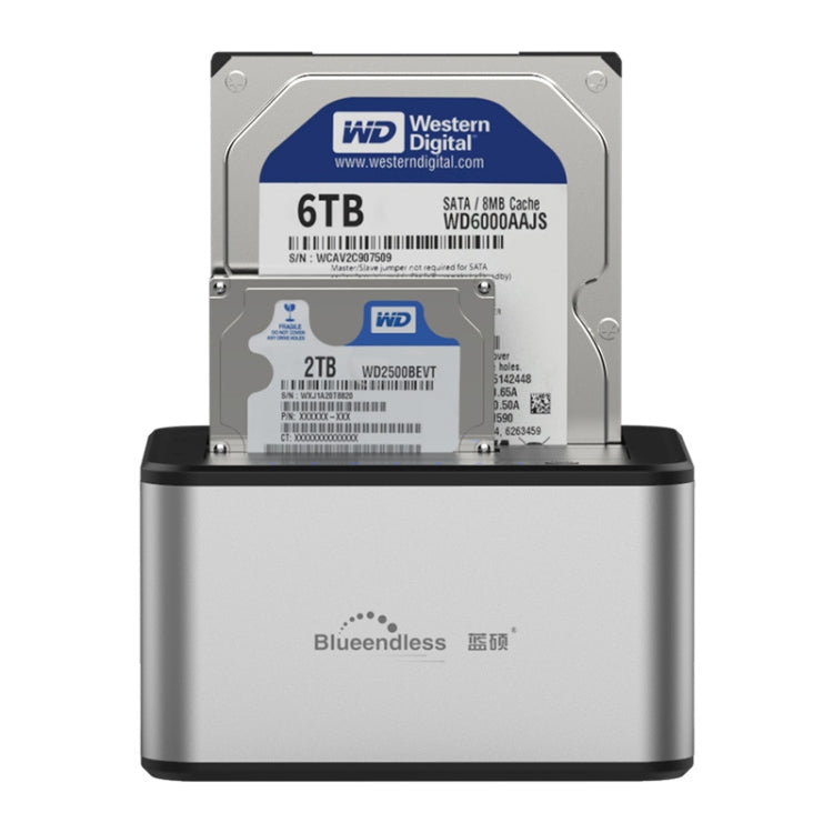Dock Ổ Cứng Sao Chép Ngoại Tuyến Blueendless SATA USB 3.0 2 Khay 2.5 / 3.5 inch