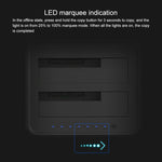 Dock Ổ Cứng Sao Chép Ngoại Tuyến Blueendless SATA USB 3.0 2 Khay 2.5 / 3.5 inch