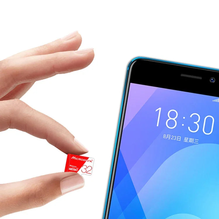 Thẻ nhớ TF (Micro SD) đỏ trắng tốc độ cao U1 MICRODATA 32GB, 32GB