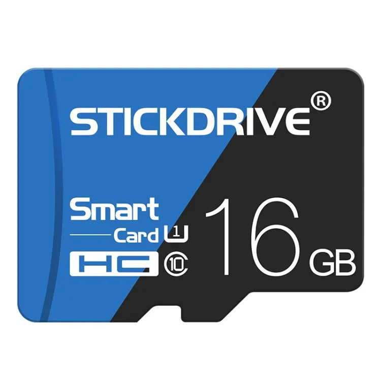 Thẻ nhớ TF (Micro SD) xanh đen tốc độ cao U1 STICKDRIVE 16GB, 16GB