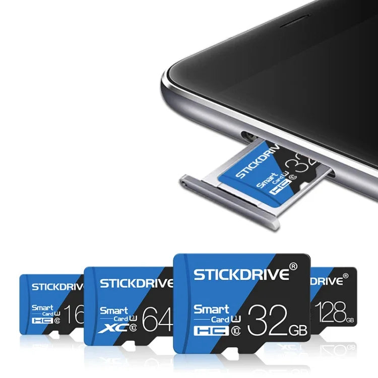 Thẻ nhớ TF (Micro SD) xanh đen tốc độ cao U1 STICKDRIVE 16GB, 16GB