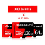 Thẻ nhớ TF (Micro SD) đỏ đen U1 MICRODATA 8GB, 8GB