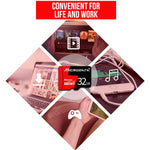 Thẻ nhớ TF (Micro SD) đỏ đen U1 MICRODATA 8GB, 8GB