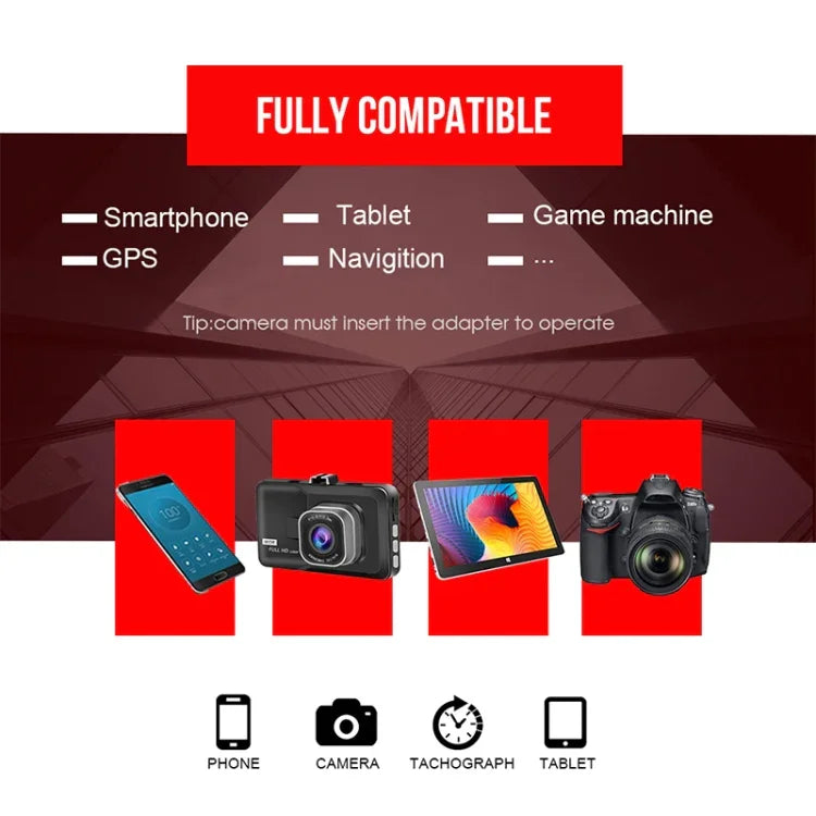 Thẻ nhớ TF (Micro SD) đỏ đen U1 MICRODATA 8GB, 8GB