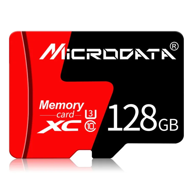 Thẻ nhớ TF (Micro SD) đỏ đen U3 MICRODATA 128GB, 128GB