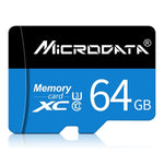 Thẻ nhớ MICRODATA 64GB U3 màu xanh dương và đen TF (Micro SD), 64GB