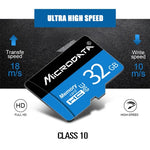 Thẻ nhớ MICRODATA 64GB U3 màu xanh dương và đen TF (Micro SD), 64GB