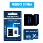 Thẻ nhớ MICRODATA 16GB U1 màu xanh TF (Micro SD), 16GB