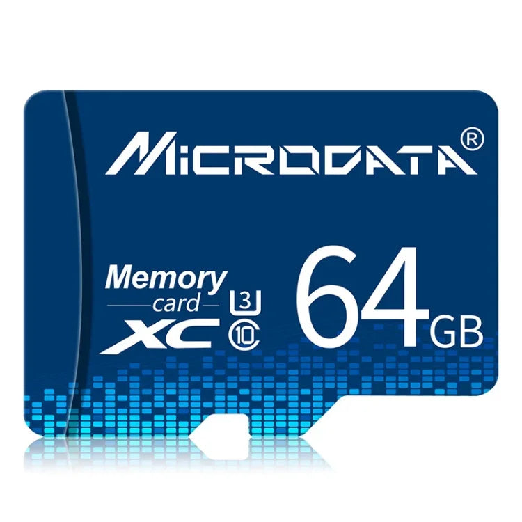 Thẻ nhớ MICRODATA 64GB U3 màu xanh dương TF (Micro SD), 64GB