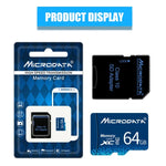 Thẻ nhớ MICRODATA 64GB U3 màu xanh dương TF (Micro SD), 64GB