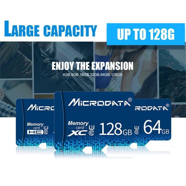 Thẻ nhớ MICRODATA 64GB U3 màu xanh dương TF (Micro SD), 64GB