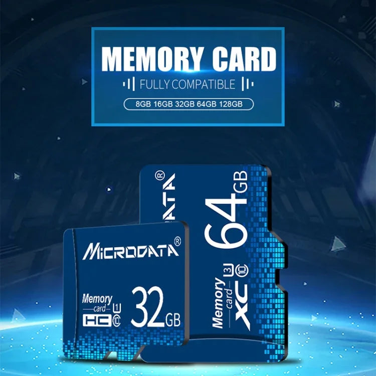 Thẻ nhớ MICRODATA 64GB U3 màu xanh dương TF (Micro SD), 64GB