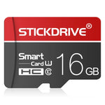 Thẻ nhớ STICKDRIVE 16GB U1 màu trắng viền đỏ và đen TF (Micro SD), 16GB