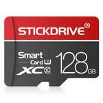 Thẻ nhớ STICKDRIVE 128GB U3 màu trắng viền đỏ và đen TF (Micro SD), 128GB