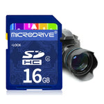 Thẻ nhớ Microdrive 16GB tốc độ cao lớp 10 SD cho tất cả thiết bị kỹ thuật số có khe cắm thẻ SD, 16GB