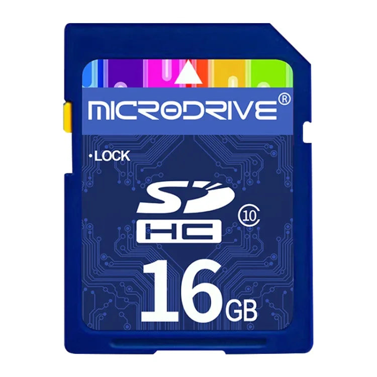 Thẻ nhớ Microdrive 16GB tốc độ cao lớp 10 SD cho tất cả thiết bị kỹ thuật số có khe cắm thẻ SD, 16GB