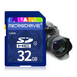 Thẻ nhớ Microdrive 32GB tốc độ cao lớp 10 SD cho tất cả thiết bị kỹ thuật số có khe cắm thẻ SD, 32GB