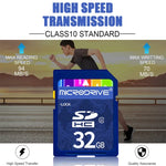 Thẻ nhớ Microdrive 32GB tốc độ cao lớp 10 SD cho tất cả thiết bị kỹ thuật số có khe cắm thẻ SD, 32GB