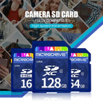 Thẻ nhớ Microdrive 128GB tốc độ cao lớp 10 SD cho tất cả thiết bị kỹ thuật số có khe cắm thẻ SD, 128GB
