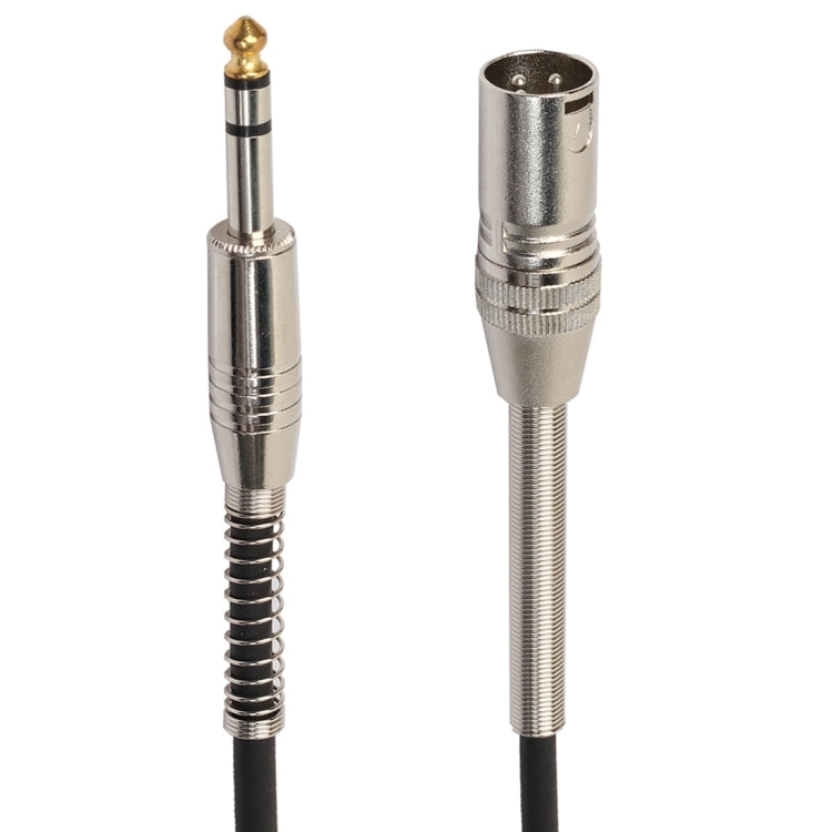 Dây cáp âm thanh micro stereo XLR 3 chân đực sang cắm cái 1/4 inch (6.35mm) dài 30cm, BK2077KM