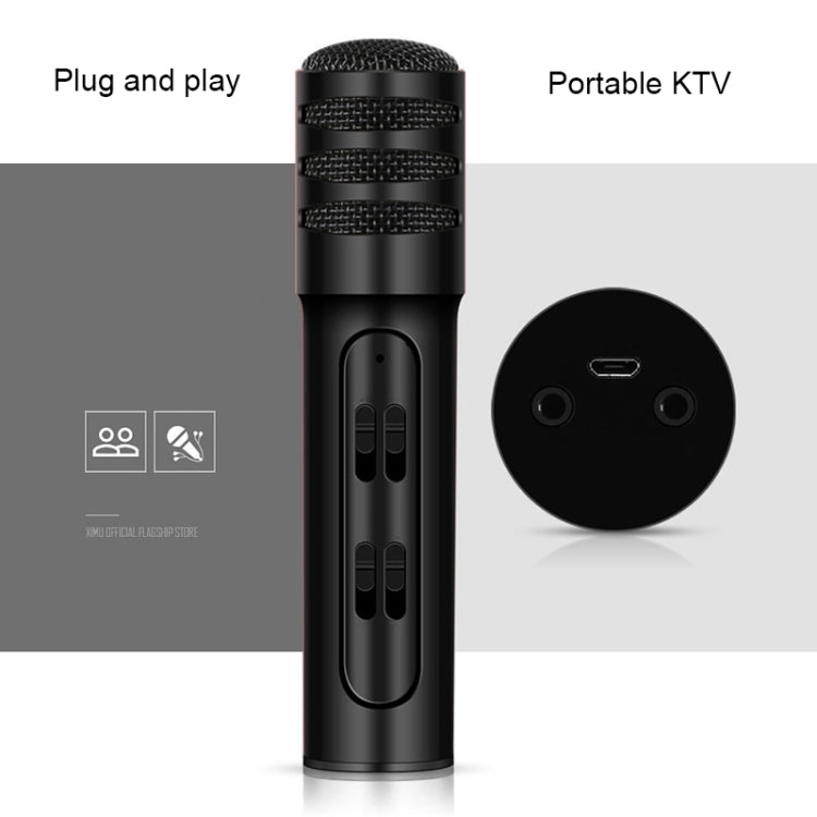 Micro Thu Âm BGN-C7 Condenser Microphone Hai Điện Thoại Di Động Karaoke Hát Trực Tiếp Micro Có Card Âm Thanh Tích Hợp