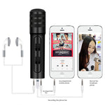 Micro Thu Âm BGN-C7 Condenser Microphone Hai Điện Thoại Di Động Karaoke Hát Trực Tiếp Micro Có Card Âm Thanh Tích Hợp