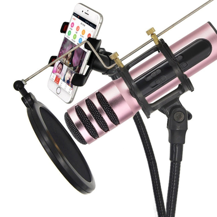 Micro Thu Âm BGN-C7 Condenser Microphone Hai Điện Thoại Di Động Karaoke Hát Trực Tiếp Micro Có Card Âm Thanh Tích Hợp