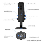 Micro Thu Âm Studio Đa Chức Năng Yanmai SF-900 Bốn Hướng Có Chân Đế Bàn