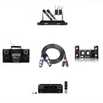 Dây âm thanh 2 đầu RCA đực sang 2 đầu XLR 3 chân cái, chiều dài: 1.5m, 366156-15 2 RCA Male to 2 XLR 3 Pin Female