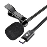 Micro lavalier tụ điện giảm tiếng ồn thông minh YICHUANG YC-LM10 USB-C / Type-C, chiều dài cáp: 1.5m, YC-LM10