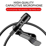 Micro lavalier tụ điện giảm tiếng ồn thông minh YICHUANG YC-LM10 USB-C / Type-C, chiều dài cáp: 1.5m, YC-LM10