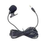 ZJ002MR Stereo Cắm Thẳng 3.5mm Micro Không Dây Dẫn Hướng Dẫn Viên Du Lịch Loa Phát Thanh Micro Có Dây Lavalier, Chiều dài: 3m, Stereo 3.5mm